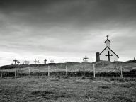 croix, paysage: islande, près d'Antaver