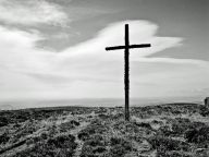 croix, paysage: Aubrac